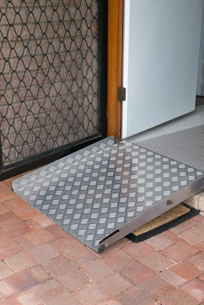 Ramps over door steps: Japanese Removals at work in Perth